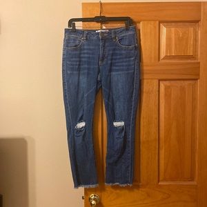 CAbi cropped High Straight jean